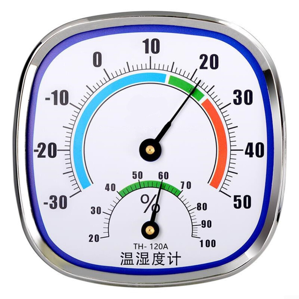 Indoor Thermometer Hygrometer 2 in 1 Large EasyRead Dial Wall or Desk Mount Temperature Gauge