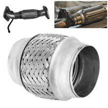 2.5in Diameter 4in Long Stainless Steel Exhaust Bellows Flex Pipe