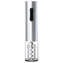 Rechargeable Electric Wine Opener with Foil Cutter, OneTouch Stainless Steel Corkscrew for Home and Outdoor