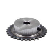 Industrial Gear Pinion Spur Gear 04C Chain Gear Steel Sprocket Wheel Bore 8mm Pitch 6.35mm 27 Teeth M5 Screw Holes