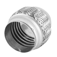 3x4in Stainless Steel Braided Exhaust Pipe for Turbine Wastegate Applications