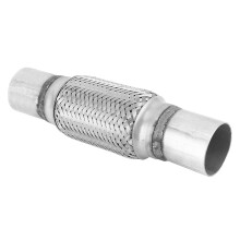 Universal 52x260mm Stainless Steel Braided Exhaust Flex Joint Pipe