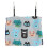 Warm Bird & Small Pet Plush Hanging Hammock – Blue & Pattern 1
