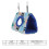 Warm Bird & Small Pet Plush Hanging Hammock – Blue & Pattern 4
