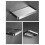 Durable Bathroom Wall Phone Shelf Thick 185x90mm Brushed Wall Mount Accessory 5