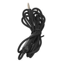 3.5mm Audio Cable With Mute & Volume Control For Gaming Headsets Replacement Cable No Mic Clear Sound Quality Premium Quality Materials Lossless Audio