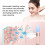 Ατμομάγειρας προσώπου Cool Mist Nano Facial Mix με ευρεία εφαρμογή και οπτική δεξαμενή 3