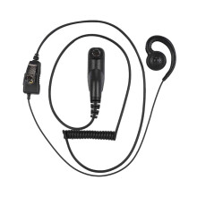 Cuffie auricolari girevoli per un comfort ottimale durante tutto il giorno, compatibili con ricetrasmittenti Motorola, con riduzione del rumore e