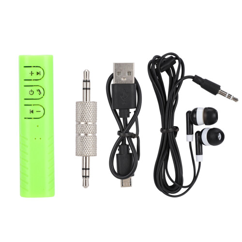 Ασύρματος δέκτης ήχου Bluetooth V5.0 3.5mm Jack Aux Adapter Ενσωματωμένο μικρόφωνο Συνδεσιμότητα