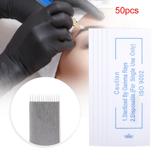 Κιτ Microblading, Βελόνες Microblading 14 ακίδων, Κατάλληλες για όλα τα χειροποίητα στυλό, 2