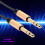 Καλώδιο στερεοφωνικού ήχου με επιχρυσωμένο ακροδέκτη καλωδίου OFC και καλώδιο 4