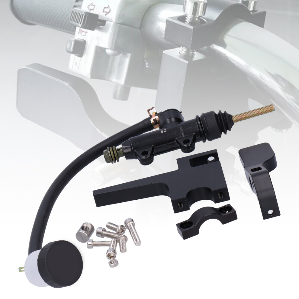 Aluminium Alloy Motorcycle Lever Kit 7/8In With Rear Master Pump Cylinder 4691378872922
