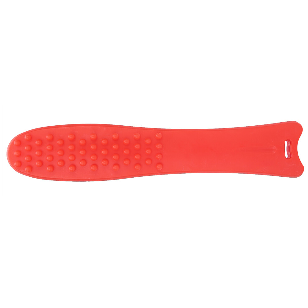 Red Elastic Massage Hammer Pat Stick - 27 X 6 X 3Cm Acupoint Body Massager