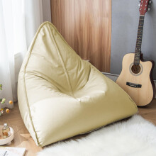 Bean Bag Chair Cover Waterproof Technical Cloth Large Plush Toy Storage Sack Beige Without Filling