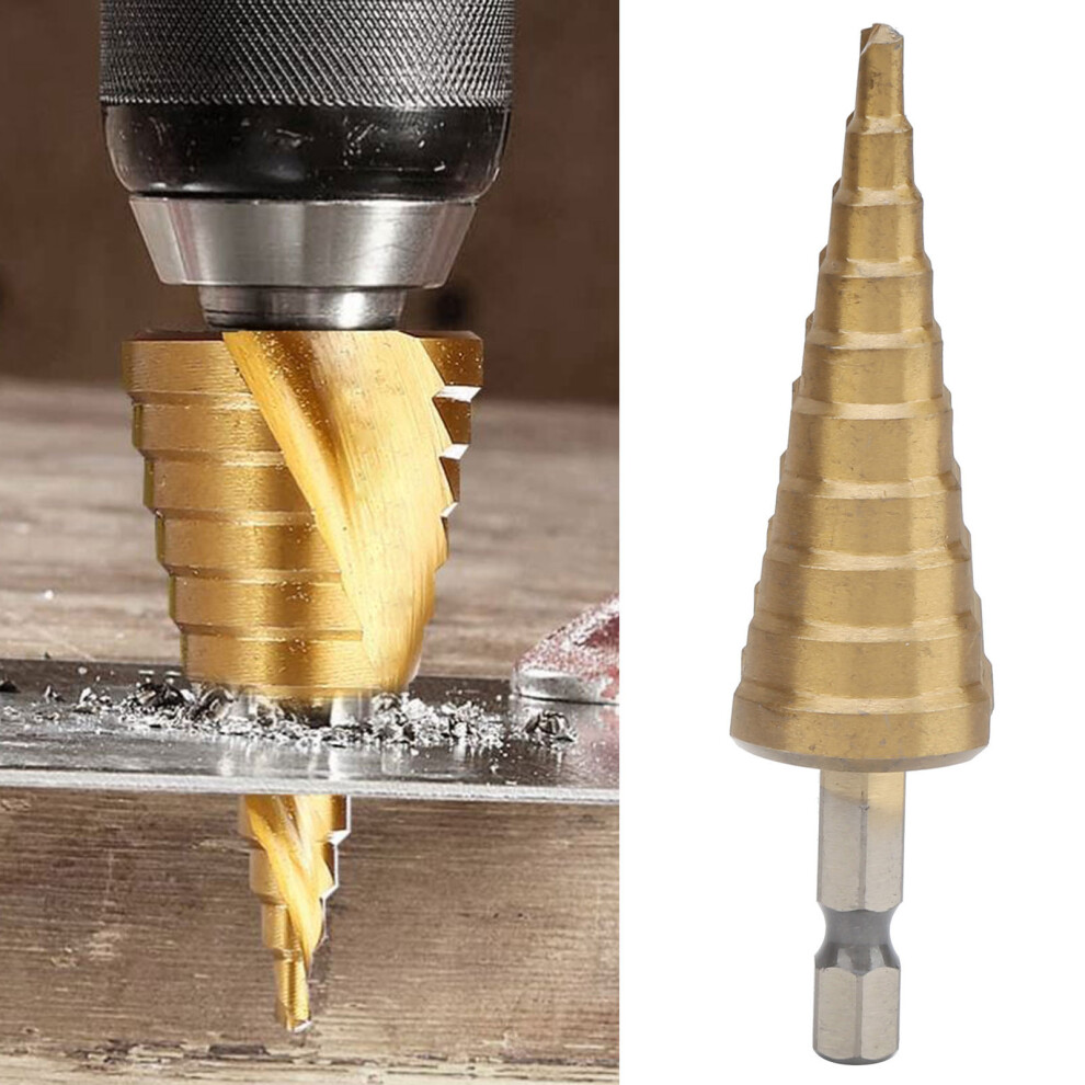 Precision Step Drill Bit 4Mm-22Mm High Speed Steel Pagoda Reaming Tool 7691378876750
