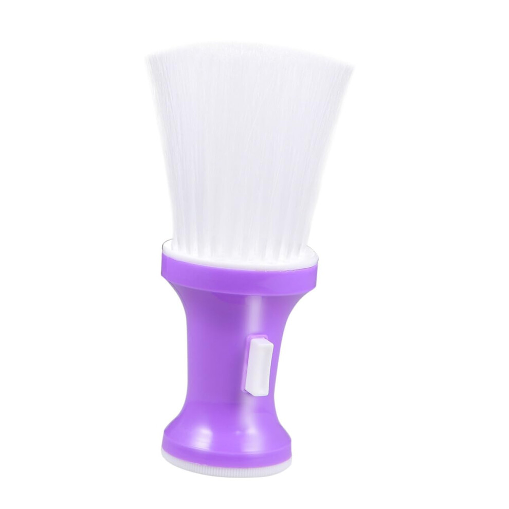 Hair Cleaning Brush For Broken Hair MultiFunctional Slick Brush Styling Tool Portable Neck Duster Barbershop Random Color