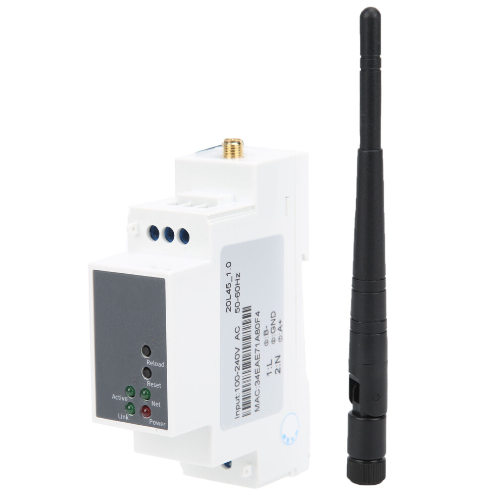 Rs485 To Wifi Serial Server Rail Mount 160Mhz 100-240Vac 4971378877562