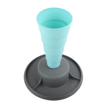 Piping Bag Holder with Universal Mounting, Foldable Cake Decorating Stand, Heat Resistant Storage Box