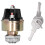 Universal Ignition Switch Lock Barrel Kit KS6180 with 2 Keys, Metal Replacement 9
