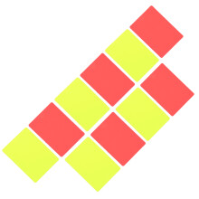 Official Referee Card Set – 5 Soccer Red & Yellow Warning and Ejection Cards