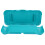 Capa protetora com glitter para Nintendo Switch Lite, capa ergonômica com design texturizado e absorção de impacto, proteção suave e leve, 2