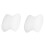 Silicone Toe Separator for Daily Use, Comfortable Loop Keeps Spacer in Place and Promotes Proper Toe Alignment for Bunion Sufferers, Soft and 6