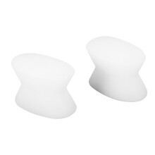 Silicone Toe Separator for Daily Use, Comfortable Loop Keeps Spacer in Place and Promotes Proper Toe Alignment for Bunion Sufferers, Soft and