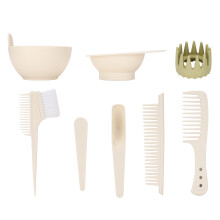Professionelles Haarfärbe-Set inklusive Haarfärbepinsel, Farbapplikator, Kamm, Löffel und Mischschale für Salon und Zuhause. Gleichmäßige
