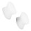 Silicone Toe Separator for Daily Use, Comfortable Loop Keeps Spacer in Place and Promotes Proper Toe Alignment for Bunion Sufferers, Soft and 2