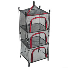 3 Layer Hanging Dry Rack Outdoor Cookware and Clothes Storage 3 Tier Laundry Rack Outdoor Drying Rack
