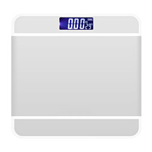 Balanza de grasa corporal con pantalla LED, medición precisa, balanza digital de vidrio para baño para objetivos de fitness (oro rosa) Para fiestas