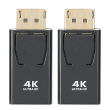 HDMI to DisplayPort Adapter 4K UHD Display Port Male to HDMI Female Converter High Resolution Sturdy Build Plug and Play Compatibility with PC Laptop