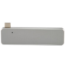 USB 3.1 Gen 2 Interface Multiport Hub Adapter with Brushed Aluminum Finish and Plug and Play Compatibility for MacBook Dell HP Lenovo