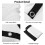 Σχεδιασμός ημιδιαφανούς οθόνης από ύφασμα χωρίς τσαλακώματα, ελαφρύς 8