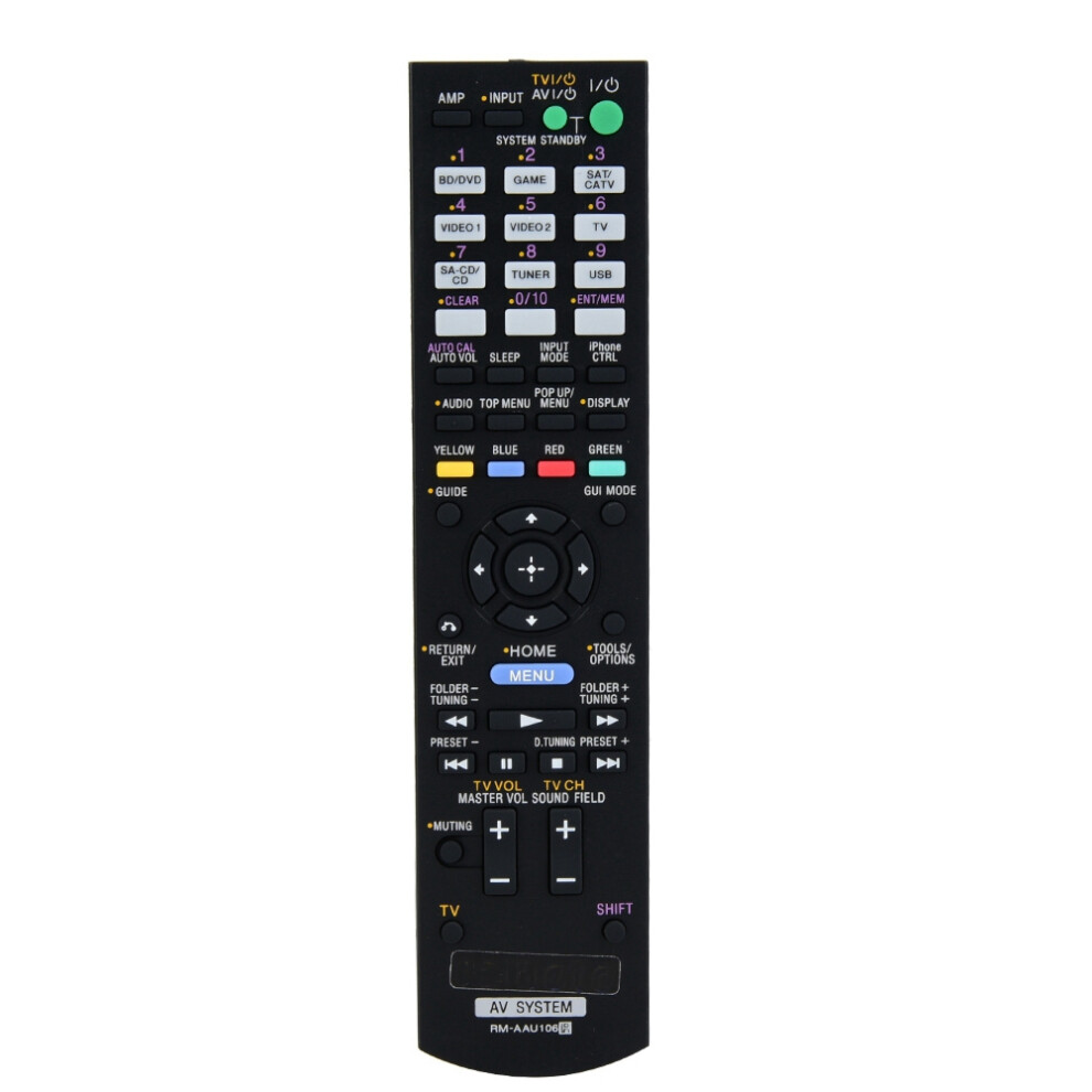 Multi Function TV Remote Controller For AV Receiver System, Replacement Remote Control That Is Comfortable In Hand And Provides Clear Button Identific-image-OPC-PQ8XYSK-NEW