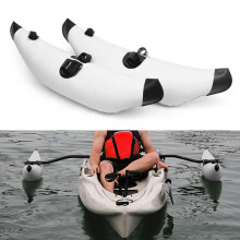 2pcs PVC Kayak Outrigger Floats for Stability - Blue or Yellow, 89x27.5cm