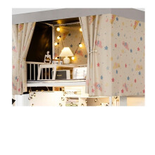 Bunk Bed Curtains Mounted Canopy For Upper Bunk Bed Color 4 Dustproof