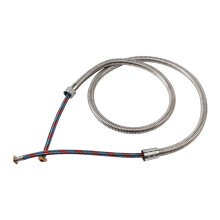 304 Stainless Steel Flexible Shower Hose 1.5m 2.0m Lengths Silver Compatible With Bath Taps