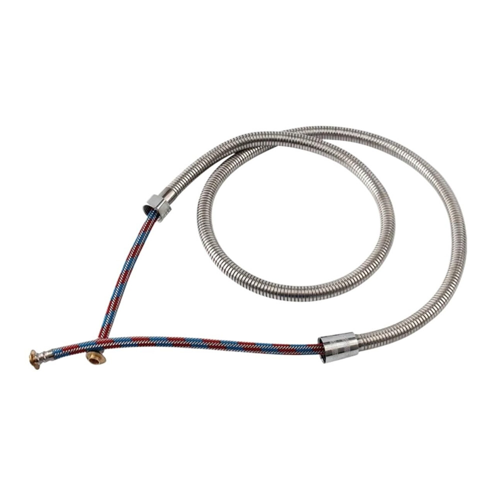 304 Stainless Steel Flexible Shower Hose 1.5M 2.0M Lengths Silver Compatible With Bath Taps 9187378805862