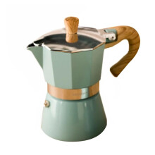300ml Italian Style Moka Pot Stovetop Espresso Maker for Rich Coffee Brewing at Home