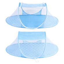 Blue Portable Baby Mosquito Net, 105x55cm Baby Bedding