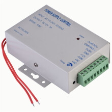 Voedingsregeling voor toegangscontrolesysteem, AC110-240V naar DC12V3A30W transformator met vertragingstimer en NC/NO-uitgangen, compatibel met