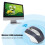 Ergonomic Wireless Mouse with USB Receiver, Finger Space with Soft Insert Design, Rechargeable Optical Mouse with Charging Dock, 10m Working Distance, 3