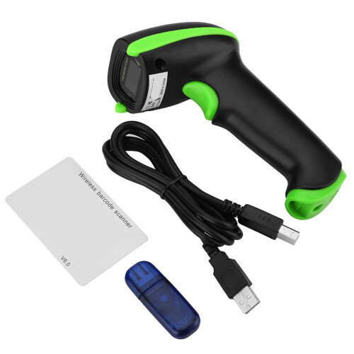 No Drivers Required Wireless Barcode Scanner Plug And Play 2D Barcode Reader Reads Barcodes On Various Media Strong Recognition Ability Two Scanning M