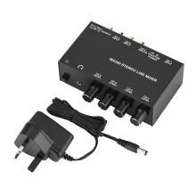 Amplificatore audio multicanale per appassionati di vinile Circuiti ad alto guadagno Ampia compatibilità con dispositivi Funzionamento ultra