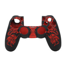 Étui de protection en silicone pour manette PS4, texture antidérapante pour une prise en main confortable, étui de protection durable pour manette