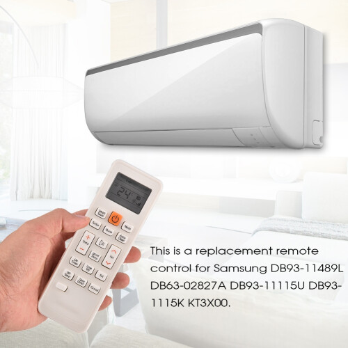Télécommande de remplacement résistante à l'usure pour climatiseurs Samsung. Télécommande universelle pour remplacer durablement une 2