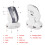 Ergonomic Wireless Mouse with USB Receiver, Finger Space with Soft Insert Design, Rechargeable Optical Mouse with Charging Dock, 10m Working Distance, 2