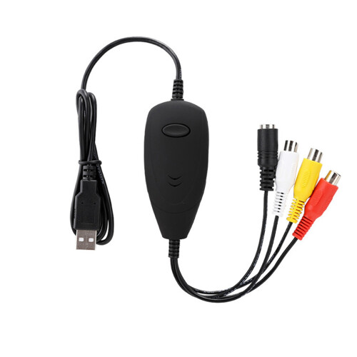 Συσκευή λήψης βίντεο USB2.0, Μετατροπή αναλογικού σε ψηφιακό, εύκολη μεταφορά από VHS