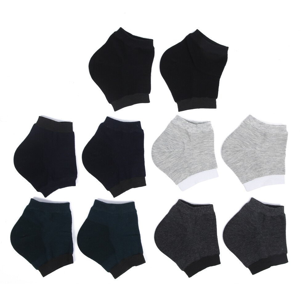 Foot Care Socks with Breathable Mesh Instep, Moisturizing Gel Socks for Cracked Heel Treatment and Dry Feet Repair